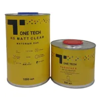 Лак матовий HS 2:1 1,0л +затв.0,5л ONE TECH