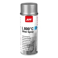 APP L 800°C Silver Spray Жаростійка сріблятста фарба в аерозолі, 400 мл
