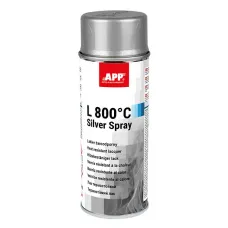Купити або замовити Аерозолі APP L 800°C Silver Spray Жаростійка сріблятста фарба в аерозолі, 400 мл