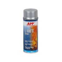 APP L 800°C Silver Spray Жаростійка сріблятста фарба в аерозолі, 400 мл