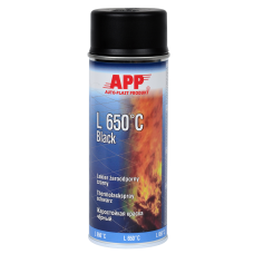 APP L 650°C Black Spray Жаростійка чорна фарба, 400 мл APP L 650°C Black Spray Жаростійка чорна фарба, 400 мл