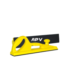 Рубанок пластиковий шліфувальний з липучкою APV Sotro 70*400мм Рубанок пластиковий шліфувальний з липучкою APV Sotro 70*400мм