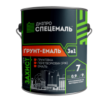 Дніпро Спецемаль Ґрунт-емаль 3в1 МАТОВА 