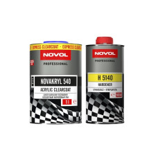 Novol Безбарвний 540 Express Лак (2+1) 1л + затверджувач 0,5л Novol Безбарвний 540 Express Лак (2+1) 1л + затверджувач 0,5л