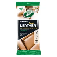 Серветки для очищення та кондиціювання шкіри Turtle Wax Fresh Luxe Leather Wipes Шкіра Люкс 24шт