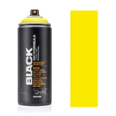 Аерозольна матова фарба Montana Black BLK TR1000 Насичений жовтий (True Yellow) 400 мл