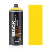 Аерозольна матова фарба Montana Black 1025 Kicking Yellow (Жовтий) 400мл