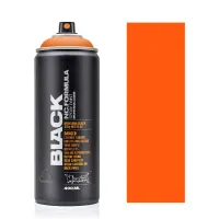 Аерозольна матова фарба Montana Black BLKP2000 Потужний помаранчевий (Power Orange) 400мл