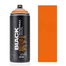 Аерозольна матова фарба Montana Black BLK2075 Чистий помаранчевий (Pure Orange) 400 мл 
