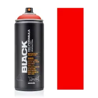 Аерозольна матова фарба Montana Black BLKP3000 Потужний червоний (Power Red) 400 мл 