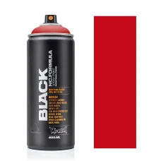 Аерозольна матова фарба Montana Black BLK3020 Вогняна троянда (Fire Red) 400 мл
