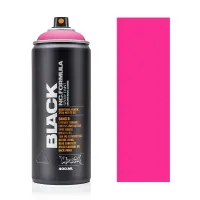 Аерозольна матова фарба Montana Black BLKP4000 Рожевий (Power Pink) 400 мл 