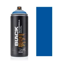 Аерозольна матова фарба Montana Black BLKP5000 Синій (Power Blue) 400 мл 