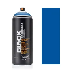 Аерозольна матова фарба Montana Black BLKP5000 Синій (Power Blue) 400 мл 
