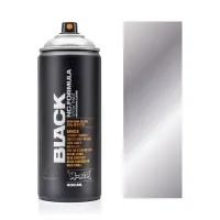 Аерозольна матова фарба Montana Black Срібний хром (Silverchrome) 400 мл