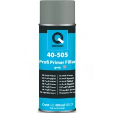 Грунт-наповнювач однокомпонентний Q-Refinish 40-505 Profi Primer Filler, 400 мл Аерозоль Сірий Грунт-наповнювач однокомпонентний Q-Refinish 40-505 Profi Primer Filler, 400 мл Аерозоль Сірий