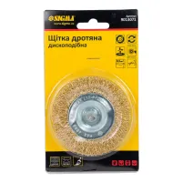 Щітка дротяна дископодібна ?75мм хвостовик ?6мм  SIGMA 9013071