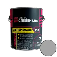 Дніпро Спецемаль Супер емаль-133 Сіра