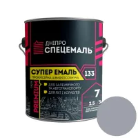 Дніпро Спецемаль Супер емаль-133 Срібло 0,7 кг
