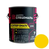 Дніпро Спецемаль Супер емаль-133 Жовта 0,7 кг