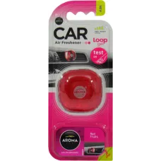 Купити або замовити Автохімія та автокосметика Aroma Car Loop Gel Red Fruit (гелевий на дефлектор) 9гр.