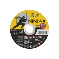 Диск відрізний 125х1мм  по металу та нержавіючій сталі NINJA 