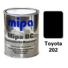 202 Toyota Чорна база а\емаль MIPA 1л 202 Toyota Чорна база а\емаль MIPA 1л