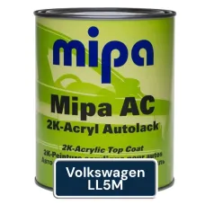 Купити або замовити Акрилові автоемалі MIPA VW LL5M Темно синя  а\емаль  1л