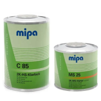 Mipa Лак акриловий HS C-85 1л + затверджувач 0.5л 