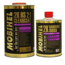 Mobihel Акриловий лак 2K 2:1 ANTI SCRATCH 1л + затв Mobihel Акриловий лак 2K 2:1 ANTI SCRATCH 1л + затв