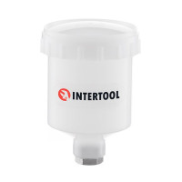 INTERTOOL PT-1900 Бачок пластиковий міні для HVLP з внутрішньою різьбою